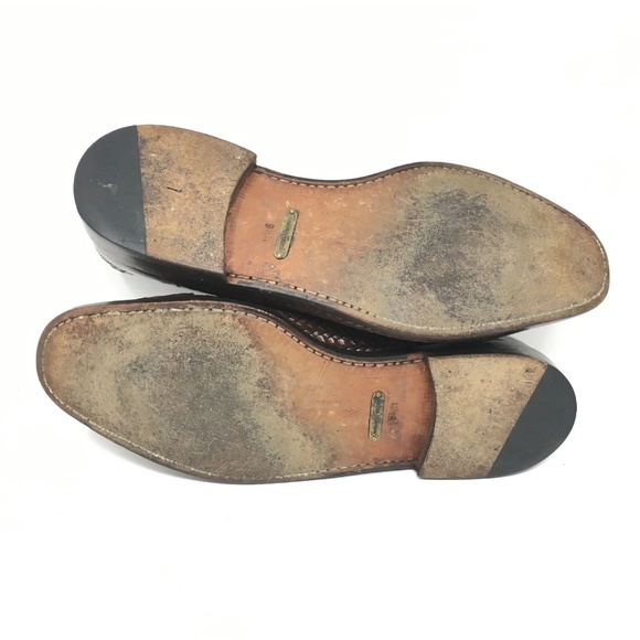 Mezlan Oxfords Shoes Size 9.5 W Brown Crocodile